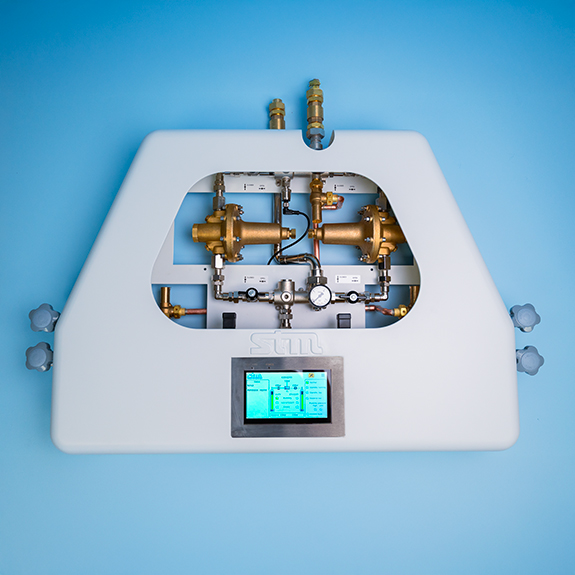 Quadro di centrale 100mc/h HTM_con copertura STM Sistemi tecnologie medicali