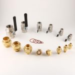 Valvole a sfera e raccordi a 3 pezzi